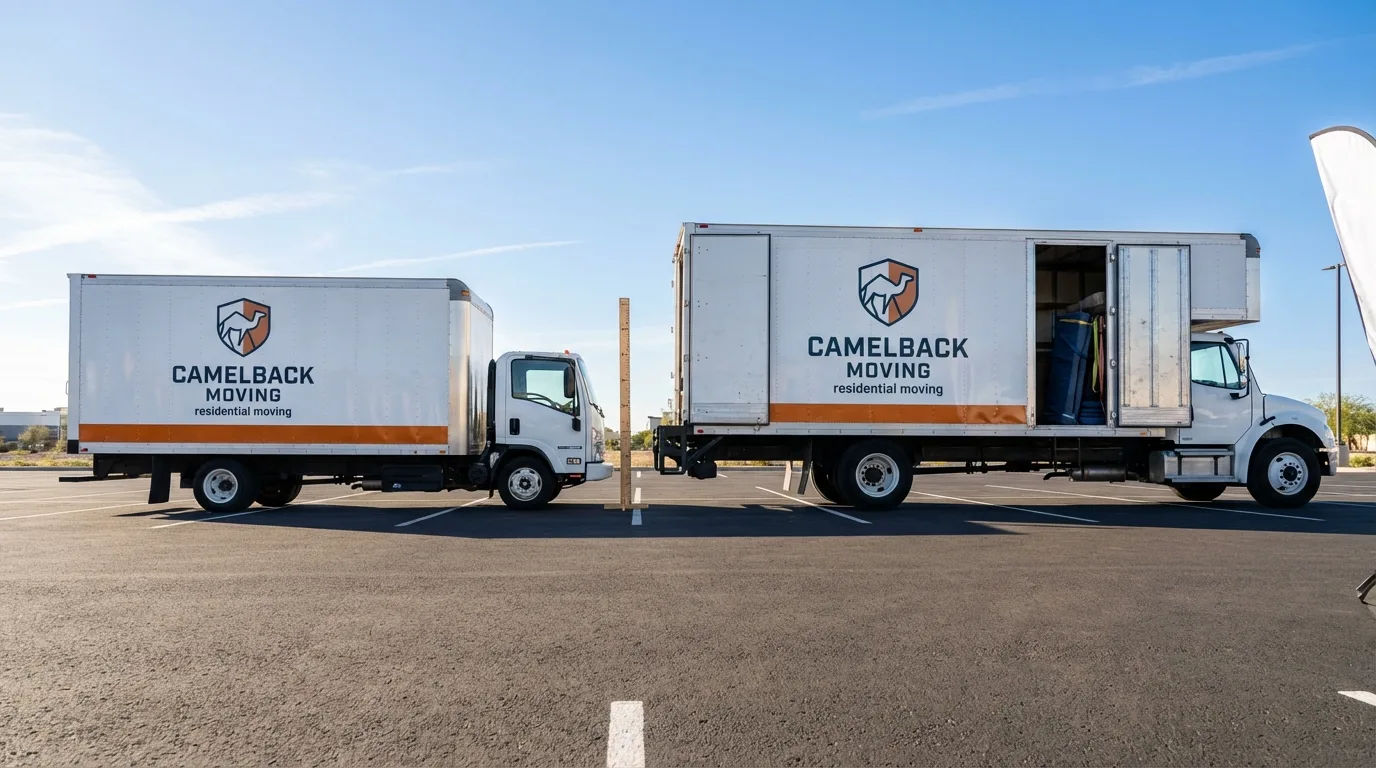 Moving truck size capacity guide in Spirit Lake